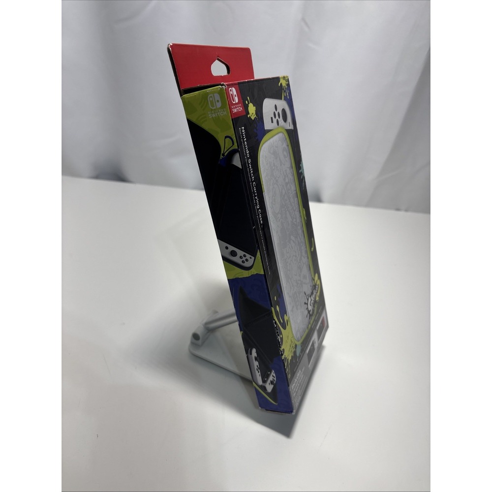 Nintendo Switch Case Splatoon 3 Edition New In Box Missing Screen Protector - Picture 12 of 14
